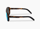 matte tortoise|blue flash mirror