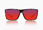 matte black tortoise|red sunset mirror