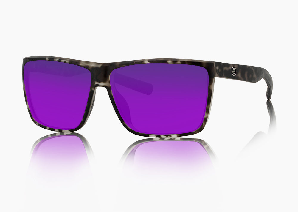matte black tortoise|purple nova mirror