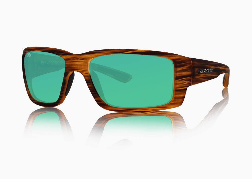 wood grain|green flash mirror