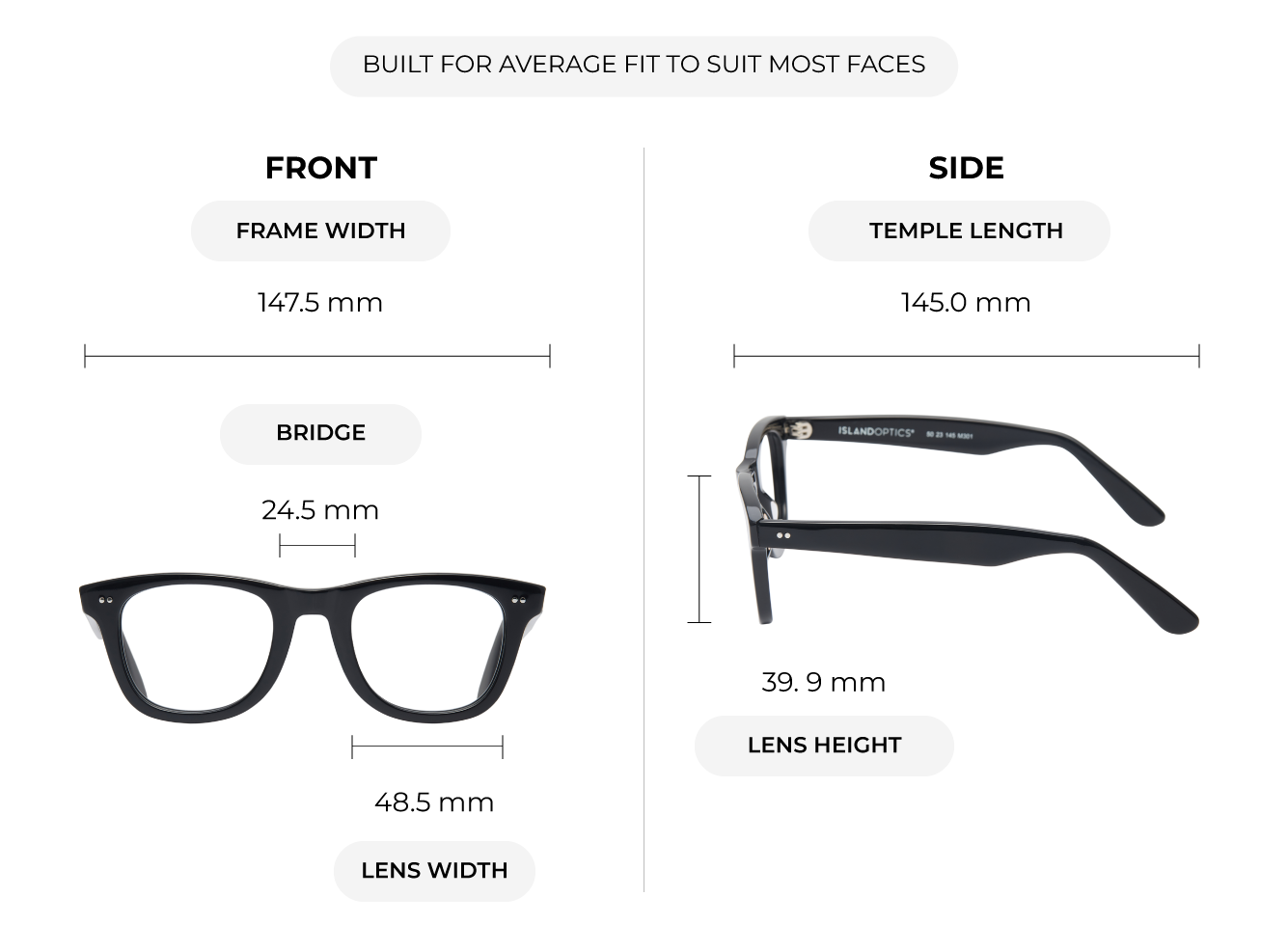 Beachcomber frame size guide
