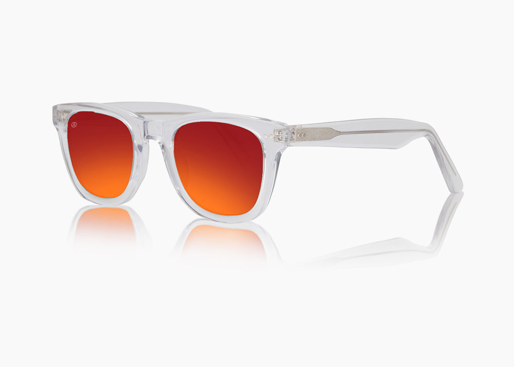 frame|crystal|lens|red sunset mirror
