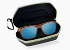 frame|wood grain|lens|blue flash mirror