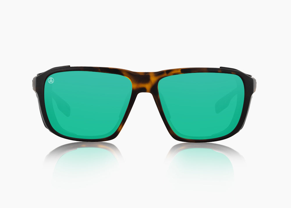 matte tortoise|green flash mirror