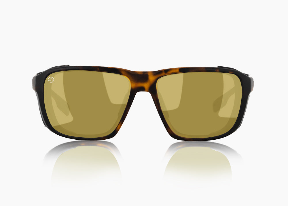 matte tortoise|yellow low light