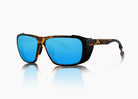 matte tortoise|blue flash mirror