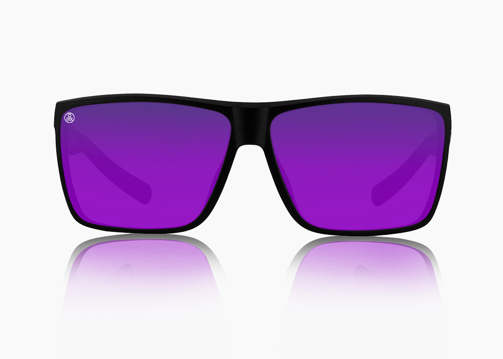 matte black|purple nova mirror
