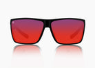 matte black|red sunset mirror