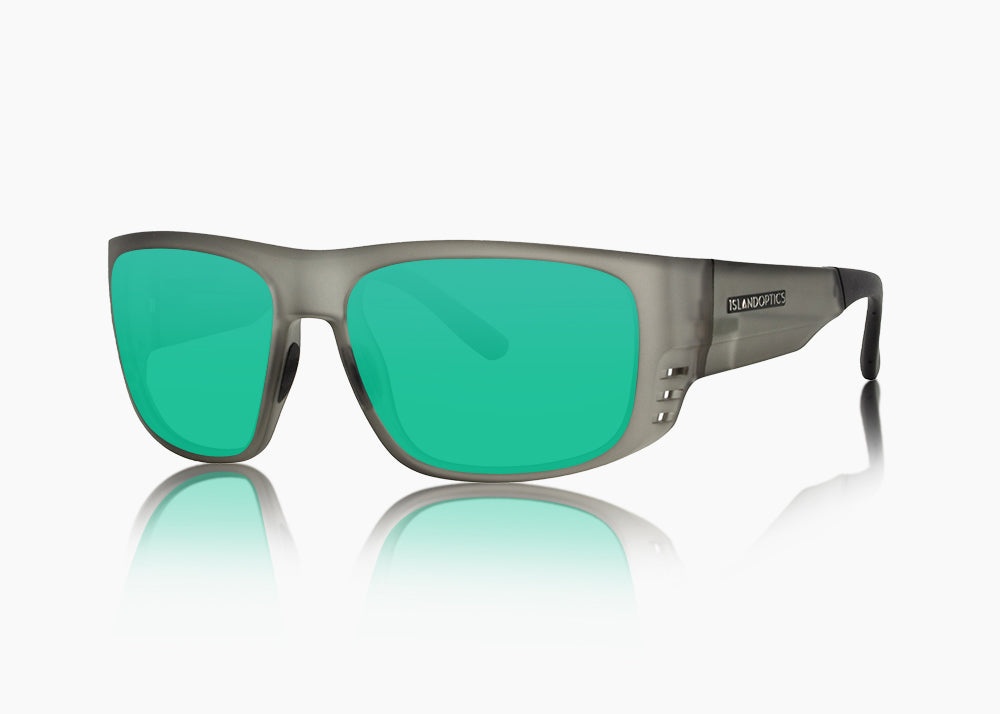 matte translucent gray|green flash mirror