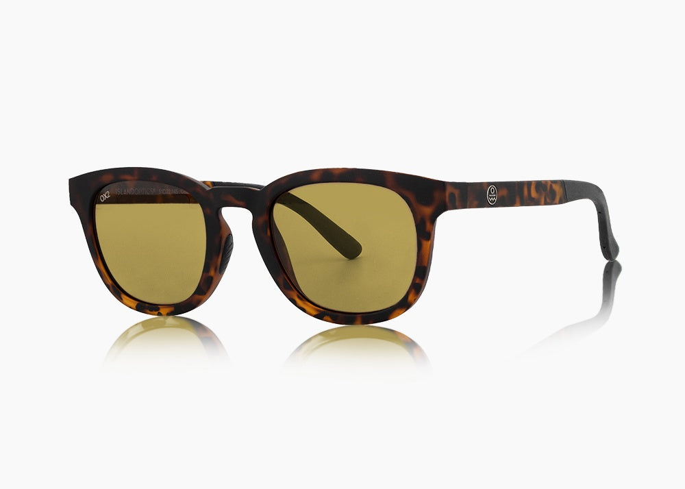 matte tortoise|yellow low light