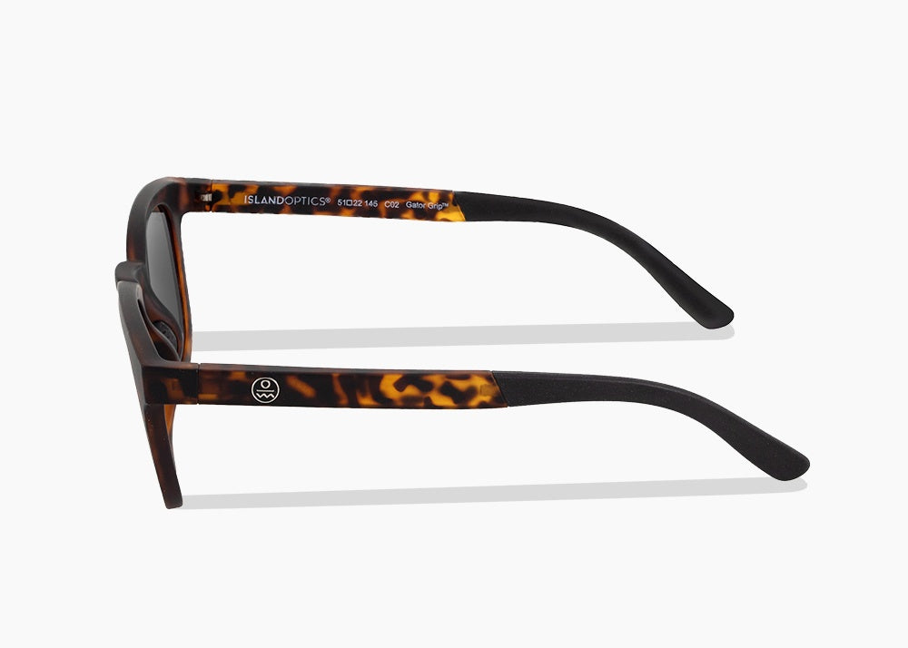 matte tortoise|red sunset mirror