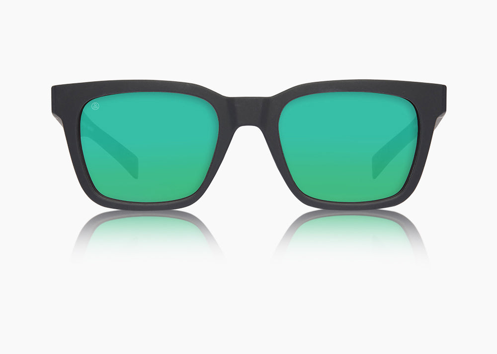 frame|matte black|lens|green flash mirror 