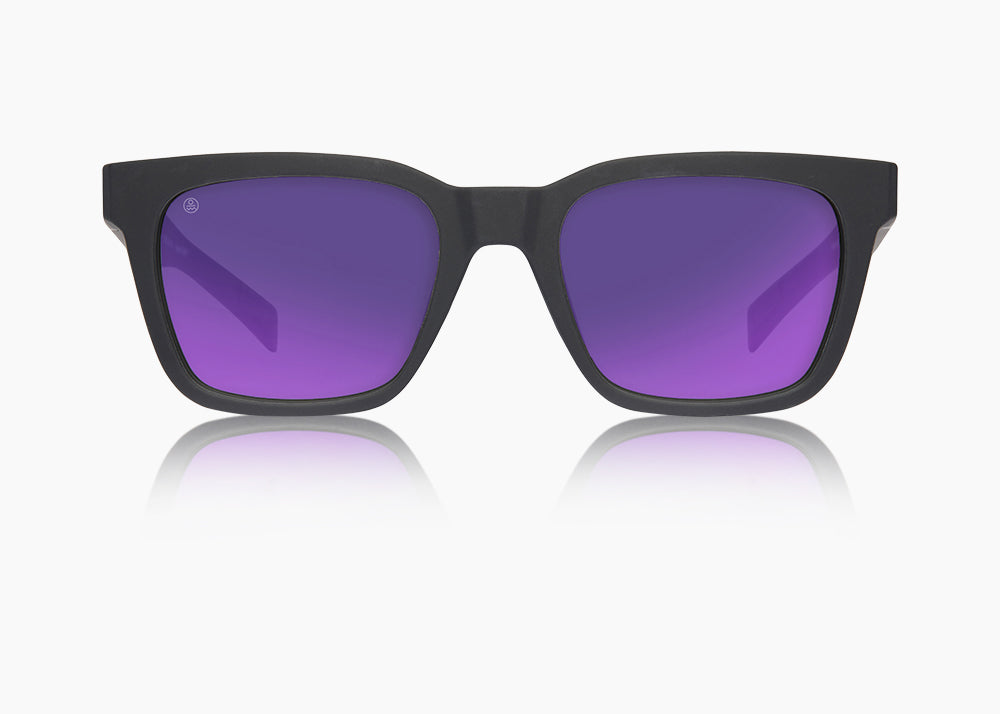 frame|matte black|lens|purple nova mirror 