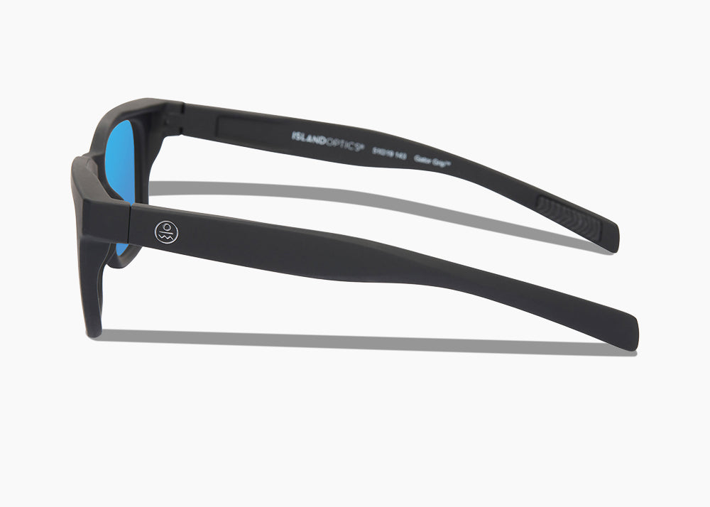 frame|matte black|lens|blue flash mirror