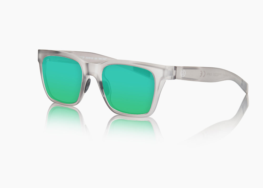frame|matte translucent gray|lens|green flash mirror