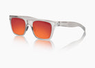 frame|matte translucent gray|lens|red sunset mirror