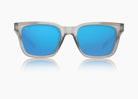 frame|matte translucent gray|lens|blue flash mirror