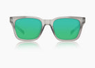 frame|matte translucent gray|lens|green flash mirror