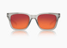 frame|matte translucent gray|lens|red sunset mirror