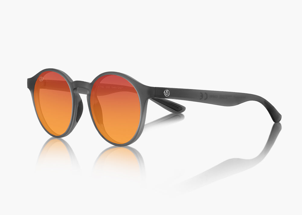 frame|matte black|lens|red sunset mirror 