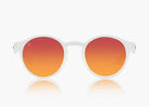 frame|frosted white|lens|red sunset mirror