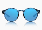 frame|matte blue aqua tortoise|lens|blue flash mirror
