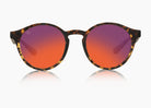 frame|matte tortoise|lens|red sunset mirror