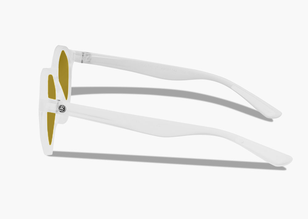 frosted white|yellow low light