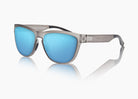 frame|matte translucent gray|lens|blue flash mirror