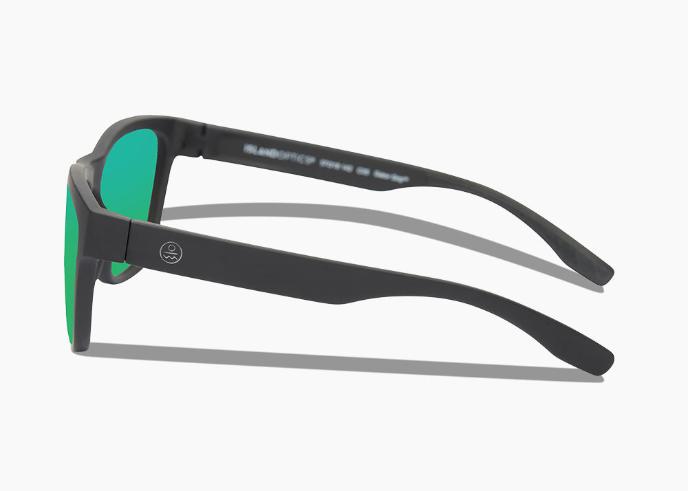frame|matte black|lens|green flash mirror