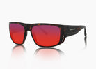 matte tortoise|red sunset mirror