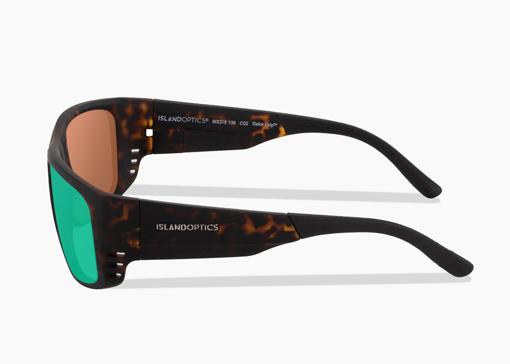 matte tortoise|green flash mirror