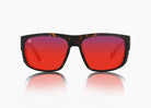 matte tortoise|red sunset mirror