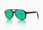 matte tortoise|green flash mirror