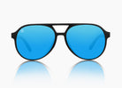 matte black|blue flash mirror