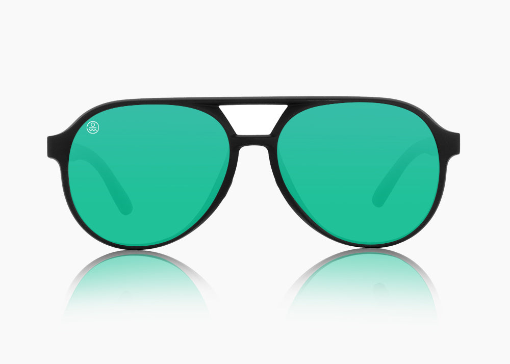 matte black|green flash mirror