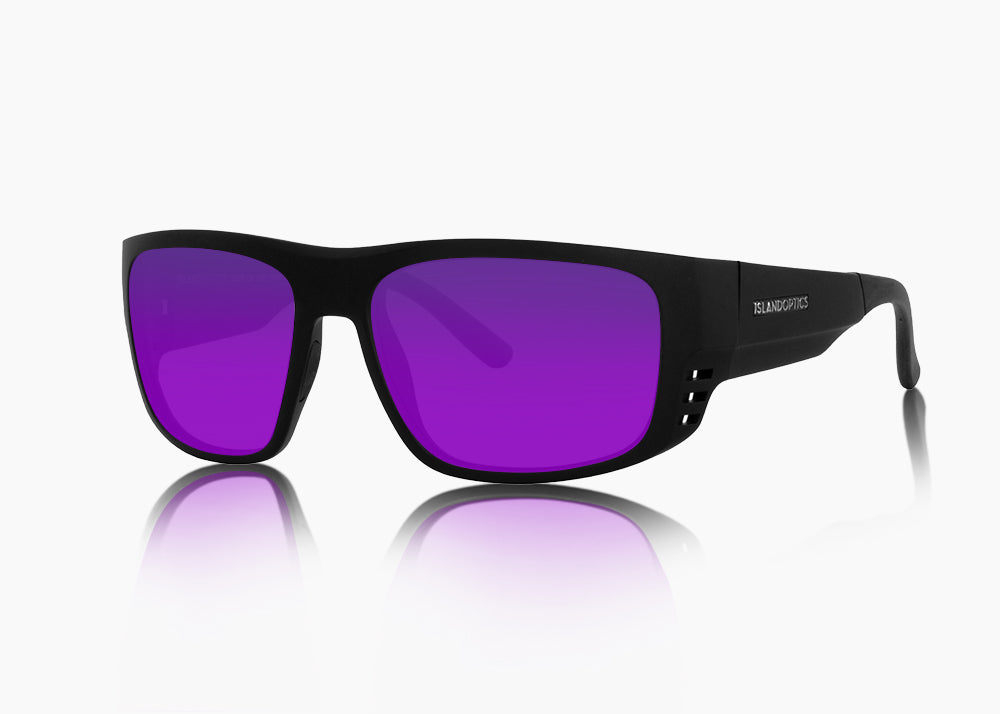 matte black|purple nova mirror