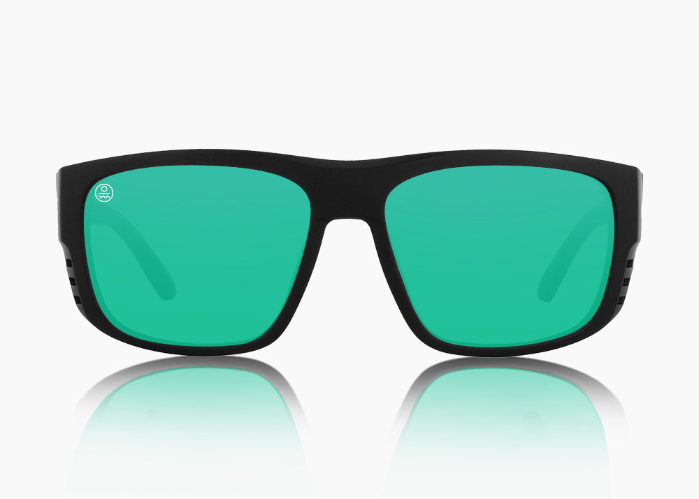 matte black|green flash mirror