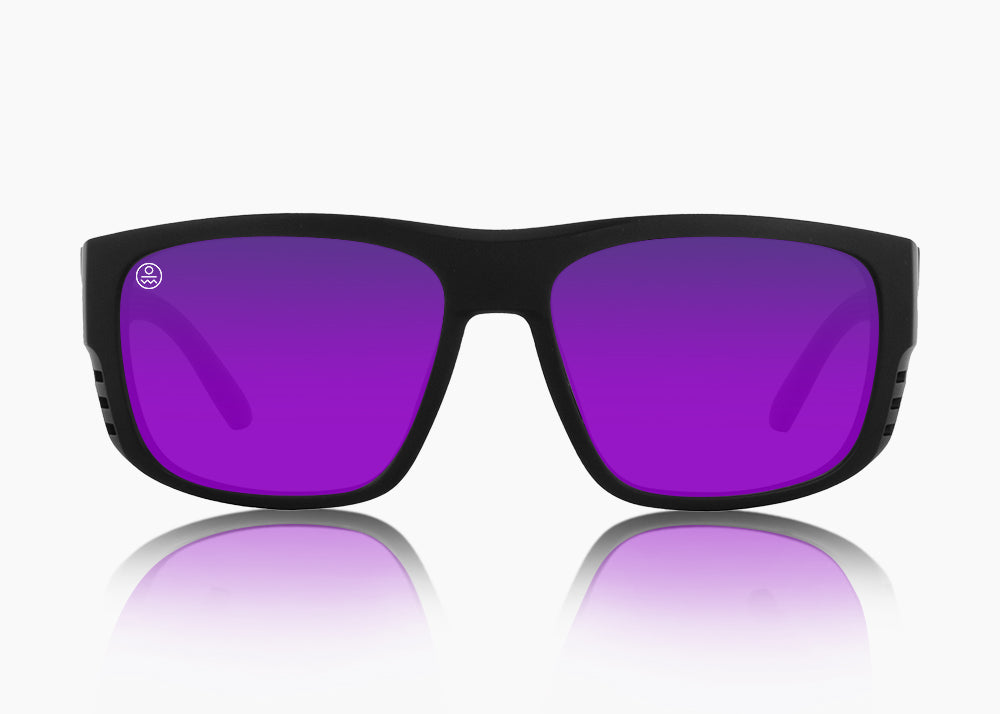 matte black|purple nova mirror