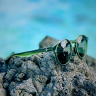 translucent green|blue flash mirror