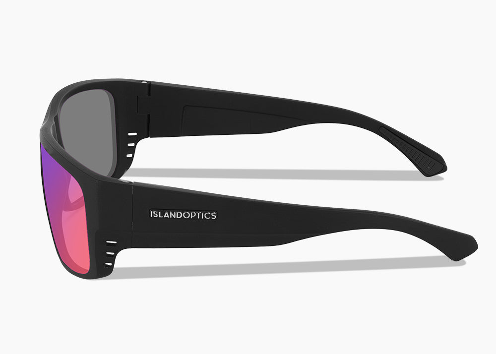frame|matte black|lens|purple nova mirror