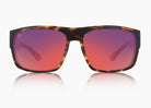 frame|matte tortoise|lens|red sunset mirror