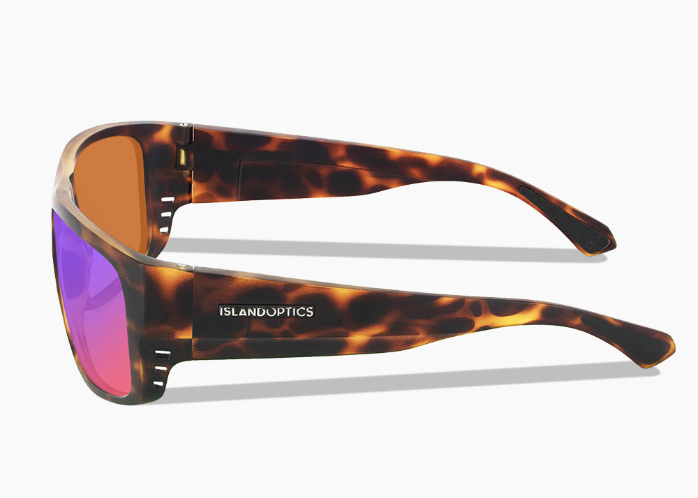 frame|matte tortoise|lens|purple nova mirror