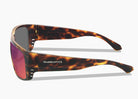 frame|matte tortoise|lens|red sunset mirror