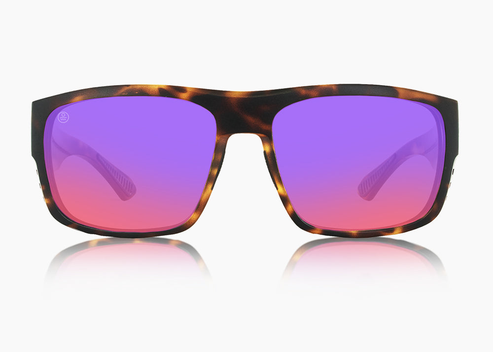 frame|matte tortoise|lens|purple nova mirror