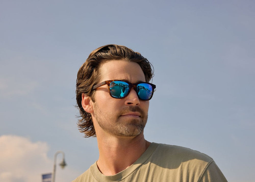 matte tortoise|purple nova mirror