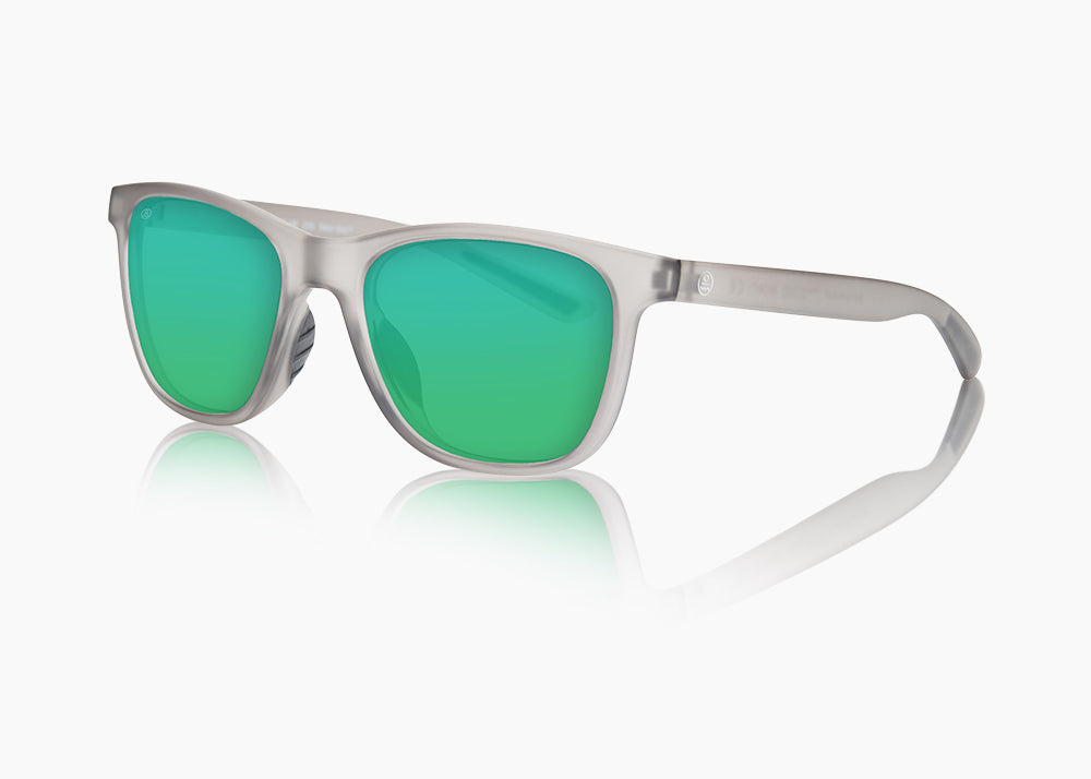 frame|matte translucent gray|lens|green flash mirror