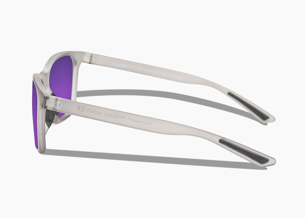 frame|matte translucent gray|lens|purple nova mirror