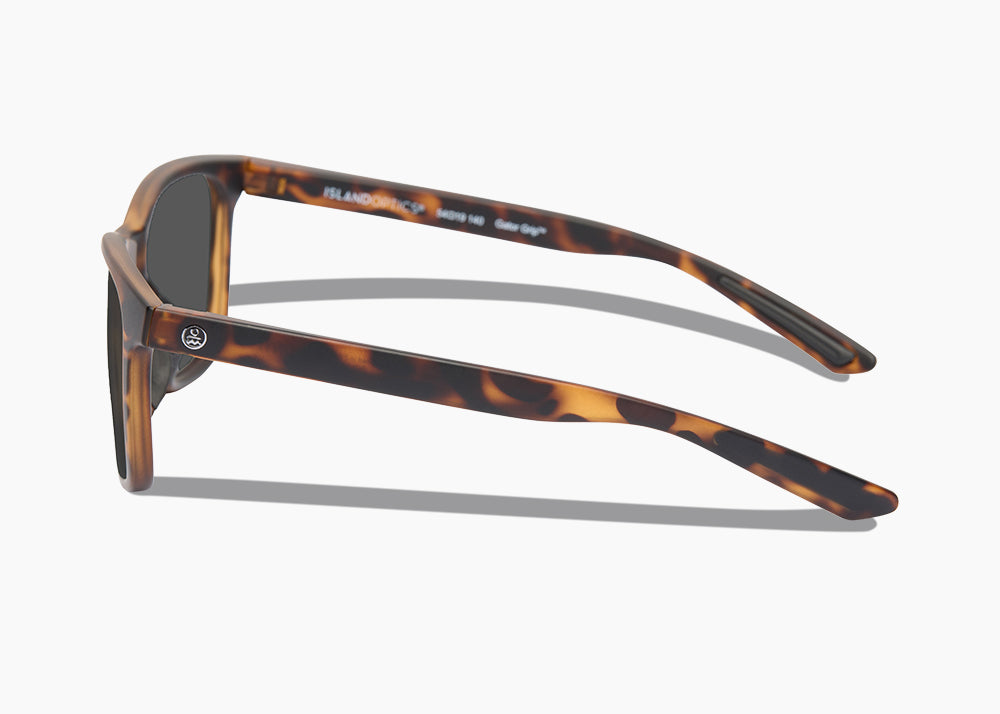 frame|matte tortoise|lens|gray 12
