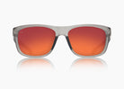 frame|matte translucent gray|lens|red sunset mirror 